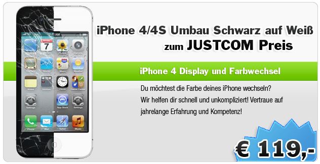 Justcom+iphone+Umbau